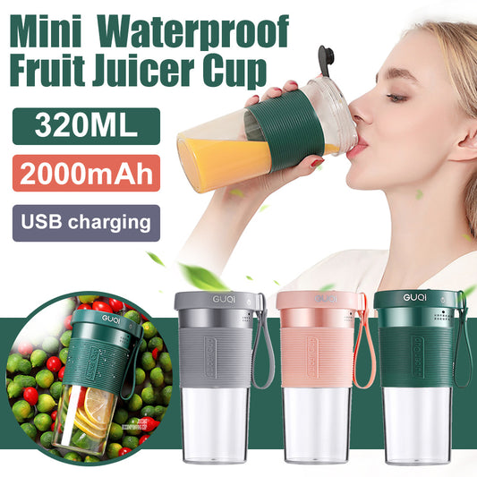 Liam-Gadgets Mini USB Rechargeable Portable Blender - Electric Fruit Juicer and Kitchen Smoothie Maker, Lightweight Sports Bottle and Multifunction Blender - Liam Gadgets