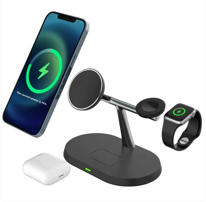 Liam Gadgets Magna Charge 3-in-1 Wireless Charging Hub